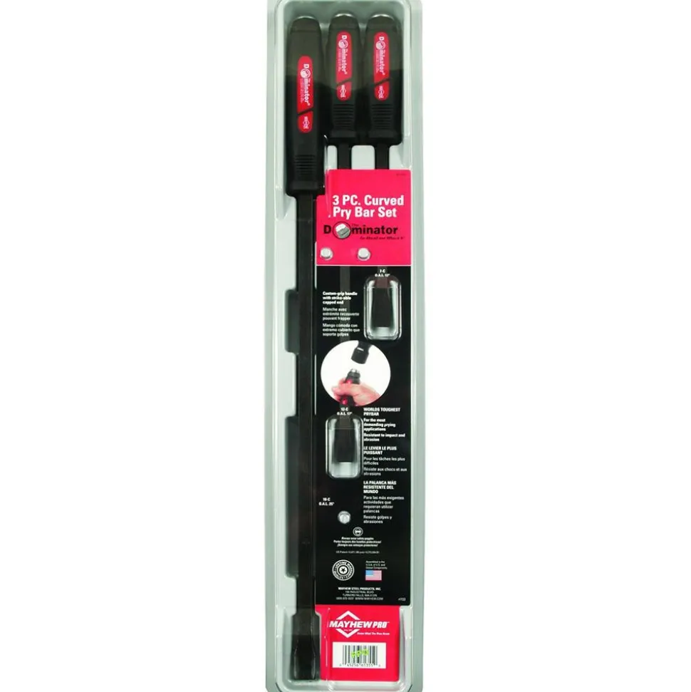 3 Piece Screwdriver Pry Bar Set