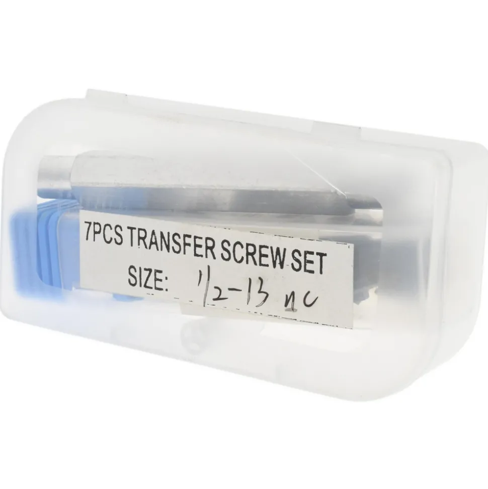 7 Piece 1/2-13 Steel Transfer Screw Set