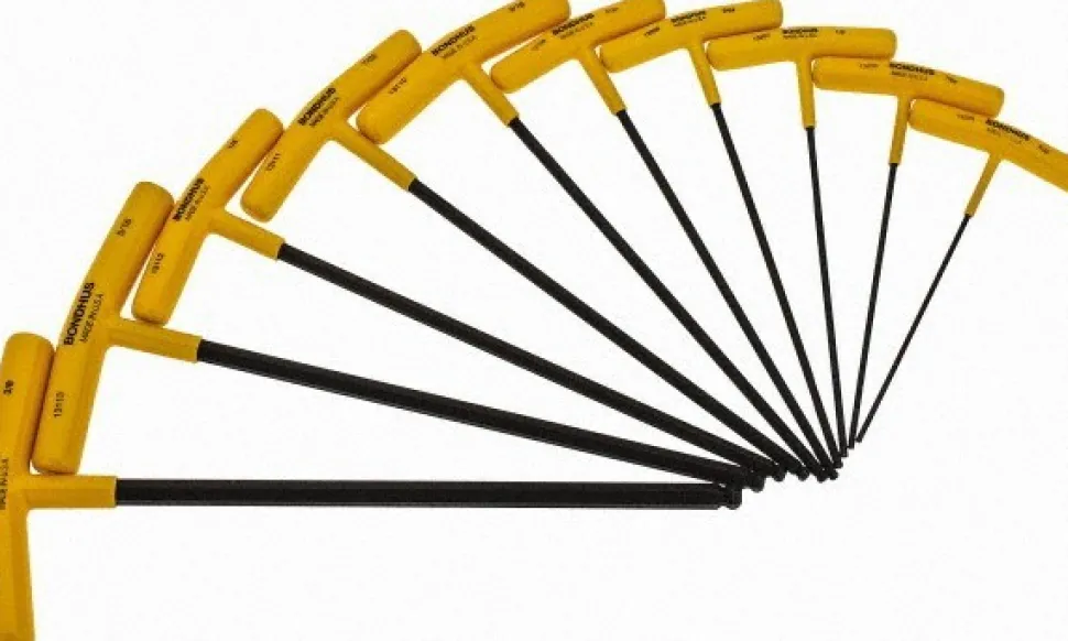 10 Piece T-Handle Combo Hex Key Set