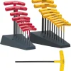10 Piece, T-Handle Cushion Grip Hex Key Set