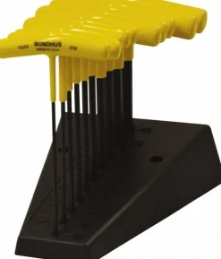 10 Piece, T-Handle Cushion Grip Hex Key Set