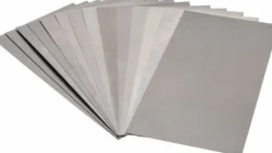 15 Piece, 0.001 to 0.031 Inch Thickness, Steel Shim Stock Sheet Assortment