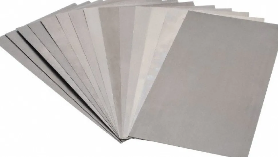 15 Piece, 0.001 to 0.031 Inch Thickness, Steel Shim Stock Sheet Assortment