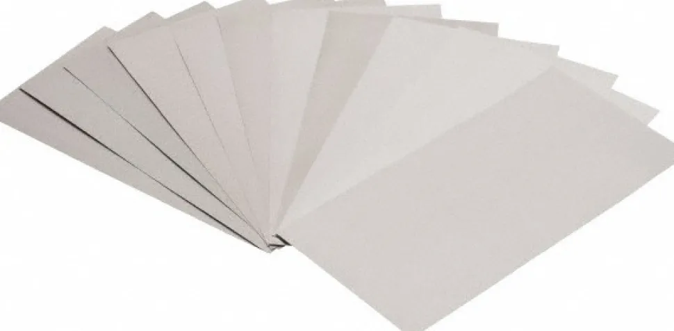 12 Piece, 0.001 to 0.015 Inch Thickness, Steel Shim Stock Sheet Assortment