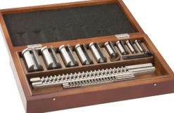 18 Piece, 1/8 to 3/8" Keyway Width, Style B & C Keyway Broach Set