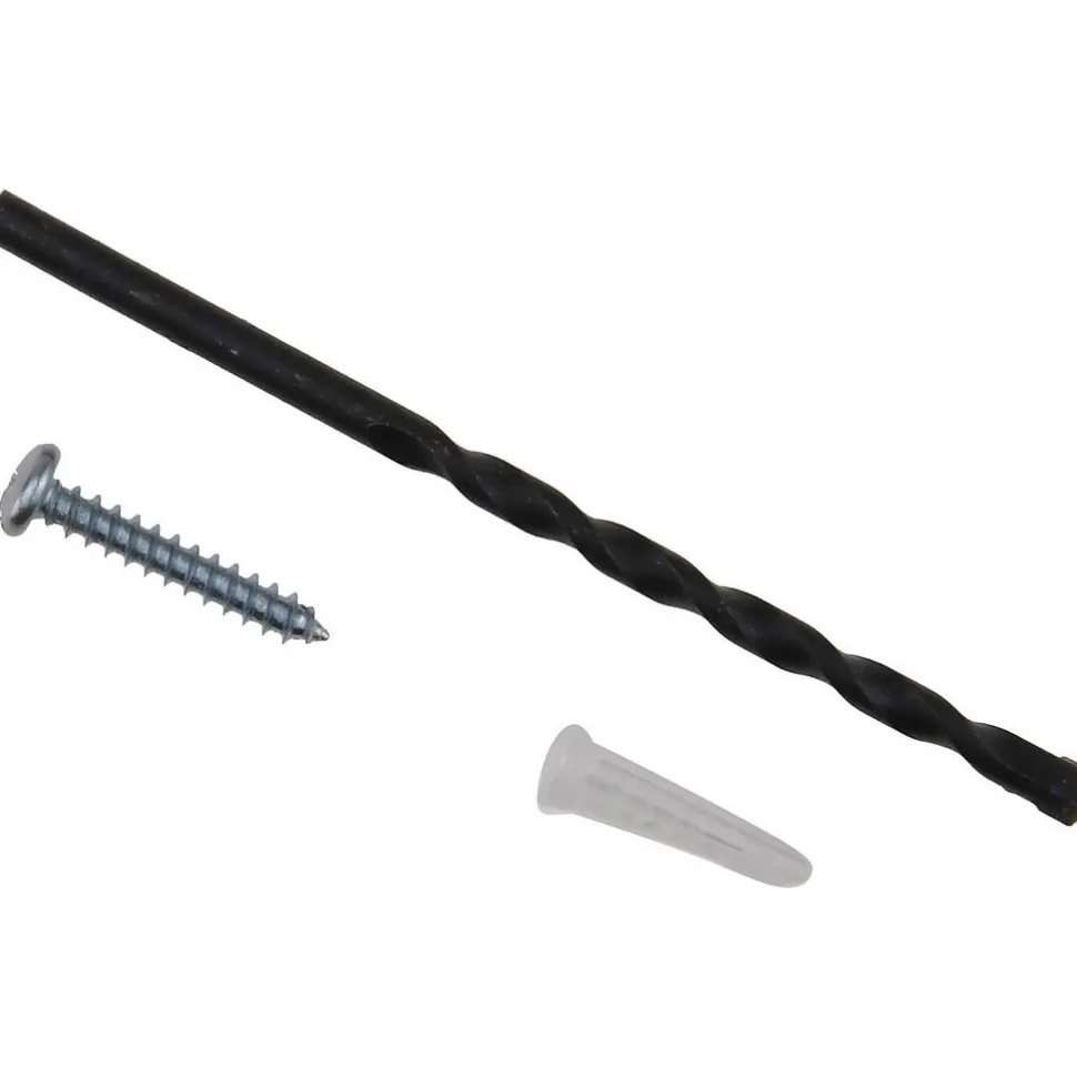 200 Piece, #8 to 10 Screw, Plastic & Steel Slotted/Phillips Drive Anchor Assortment