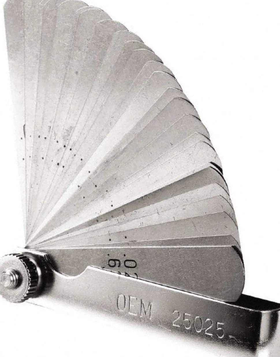 26 Piece, 0.0015 to 0.025" Thick, Feeler Gage Set