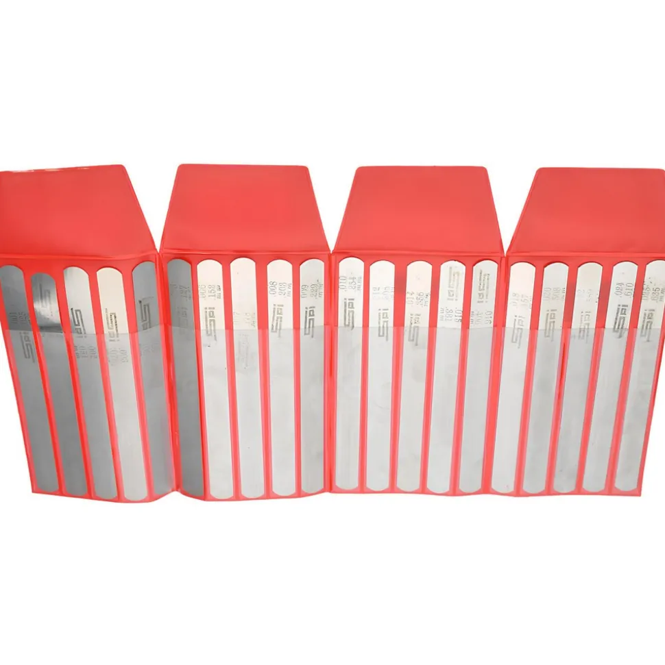 20 Piece, 0.001 to 0.025" Thick, Parallel Feeler Gage Set