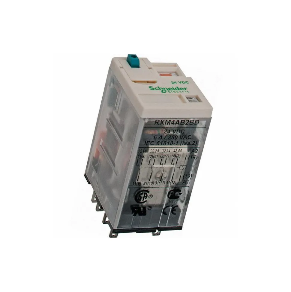 14 Pins, Ice Cube Electromechanical Plug-in General Purpose Relay