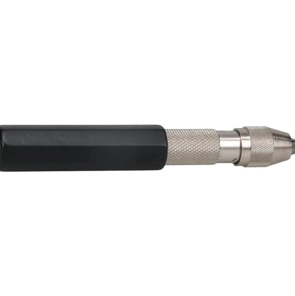 Pin Vise, Insulagted Octagonal Handle, .115 - .187"/2.9-4.8 mm, 4-1/2" Long