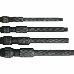 Pin Vise Sets: Tool Type: Pin Vise; Capacity (Decimal Inch): 0.1880; Number of Pieces: 4