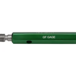 Pipe Thread Plug Gage: Tapered, 1/8-27, Class L-1, Single End