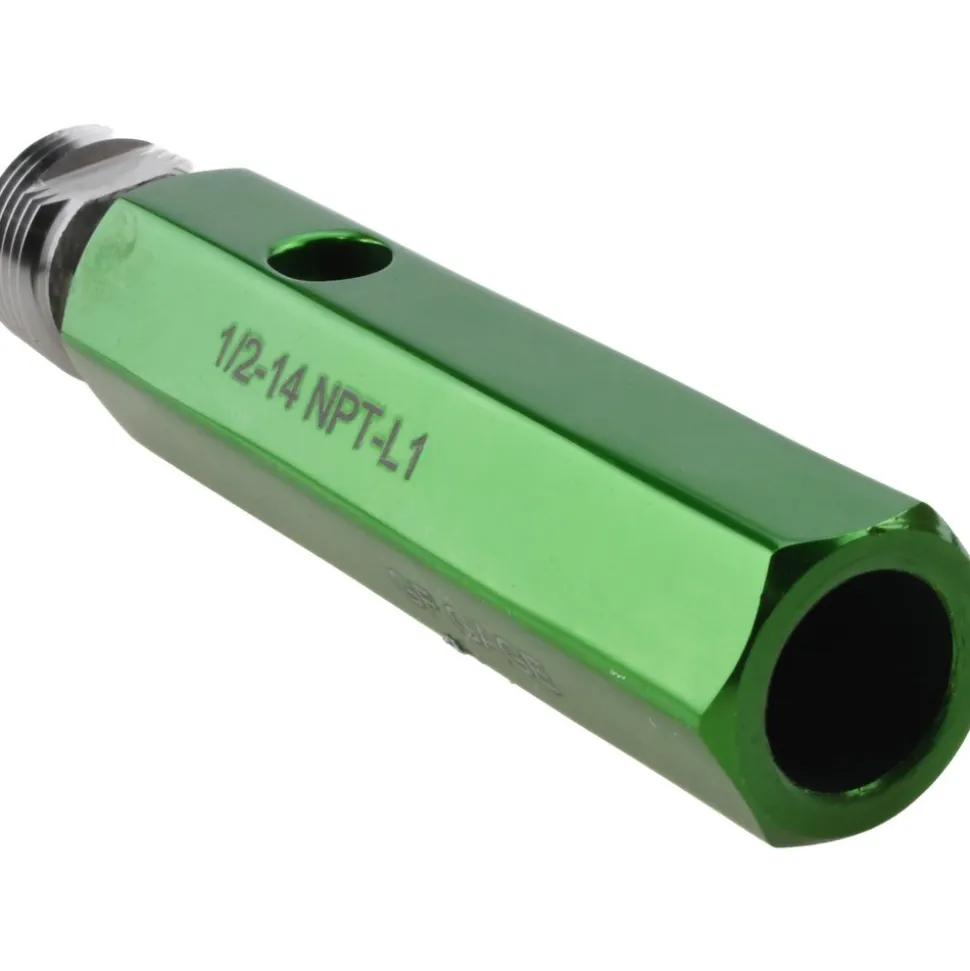 Pipe Thread Plug Gage: Tapered, 1/2-14, Class L-1, Single End