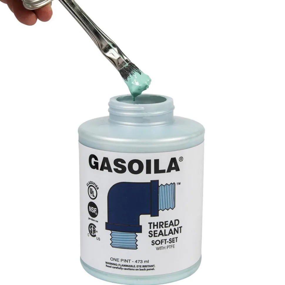 Pipe Thread Sealant: Blue & Green, 1 pt Can