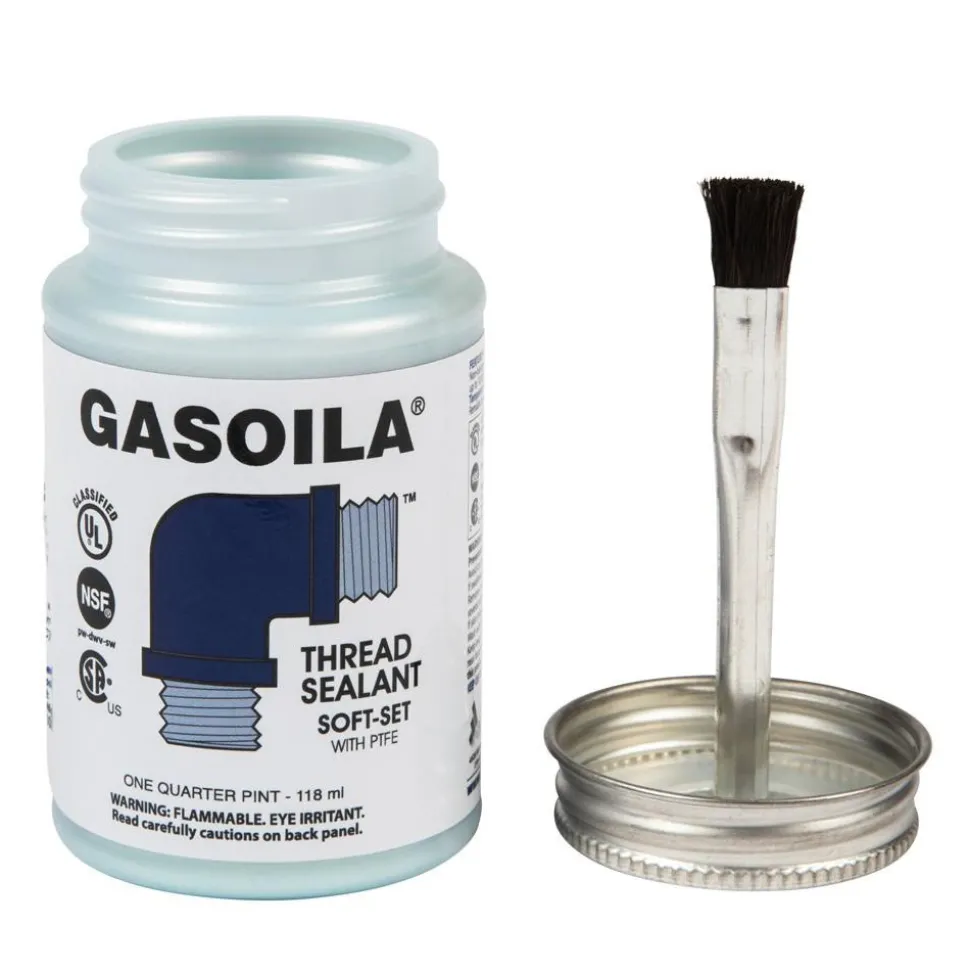 Pipe Thread Sealant: Blue & Green, 1/4 pt Can