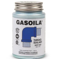 Pipe Thread Sealant: Blue & Green, 1/4 pt Can