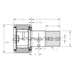 Plain Cam Follower: 0.5