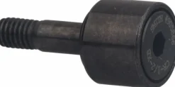 Plain Cam Follower: 1.25" Roller Dia, 0.75" Roller Width, 0.5" Stud Dia, 1-1/4" Stud Length