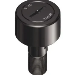 Plain Cam Follower: 0.75" Roller Dia, 0.5" Roller Width, 0.375" Stud Dia, 7/8" Stud Length