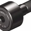 Plain Cam Follower: 1.125" Roller Dia, 0.625" Roller Width, 0.4375" Stud Dia, 1" Stud Length
