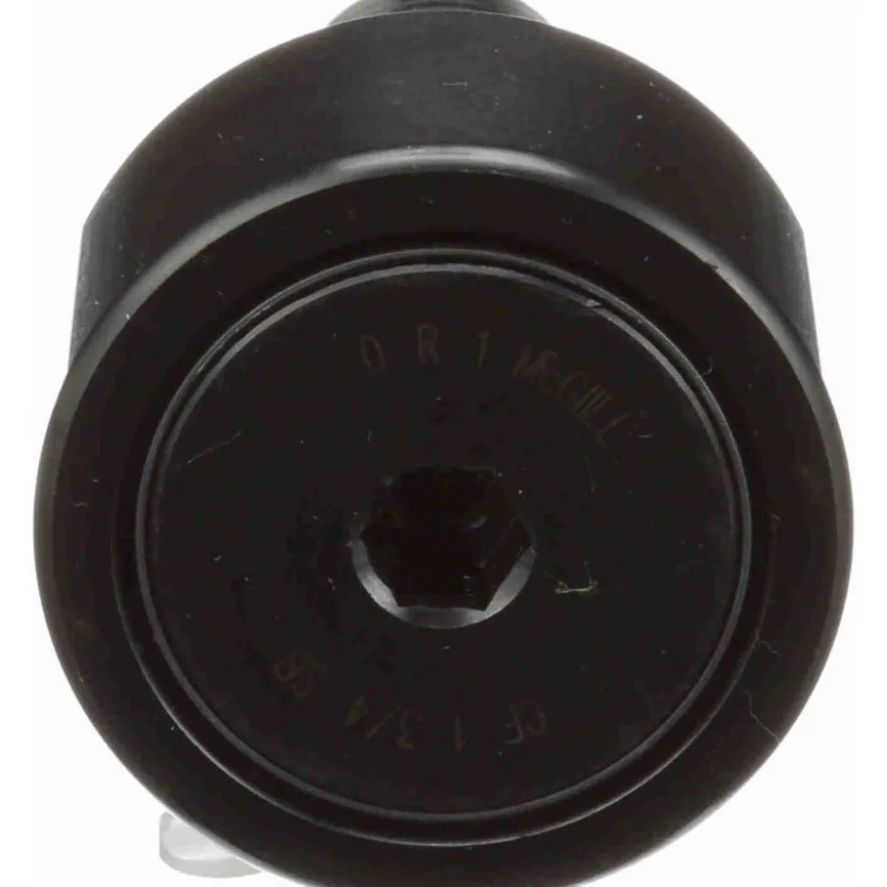 Plain Cam Follower: 1.75" Roller Dia, 1" Roller Width, 0.75" Stud Dia, 1-3/4" Stud Length