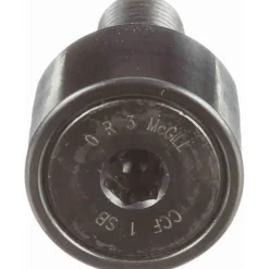 Plain Cam Follower: 1" Roller Dia, 0.625" Roller Width, 0.4375" Stud Dia, 1" Stud Length