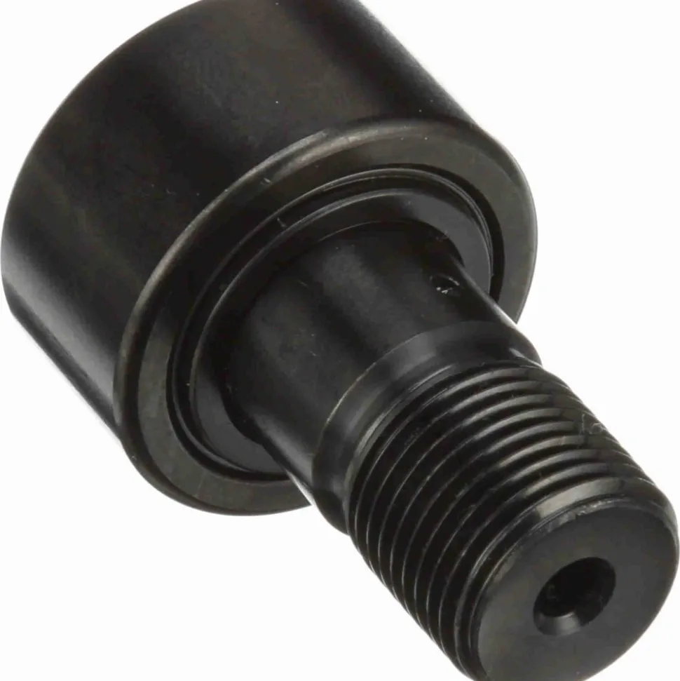Plain Cam Follower: 1.375" Roller Dia, 0.75" Roller Width, 0.75" Stud Dia, 1-1/4" Stud Length
