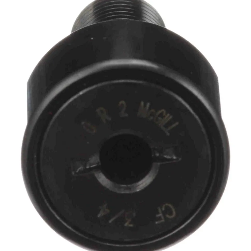 Plain Cam Follower: 0.75" Roller Dia, 0.5" Roller Width, 0.375" Stud Dia, 7/8" Stud Length