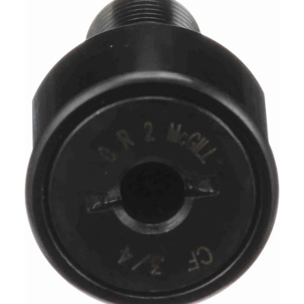 Plain Cam Follower: 0.75" Roller Dia, 0.5" Roller Width, 0.375" Stud Dia, 7/8" Stud Length