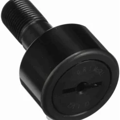 Plain Cam Follower: 1.5" Roller Dia, 0.875" Roller Width, 0.625" Stud Dia, 1-1/2" Stud Length