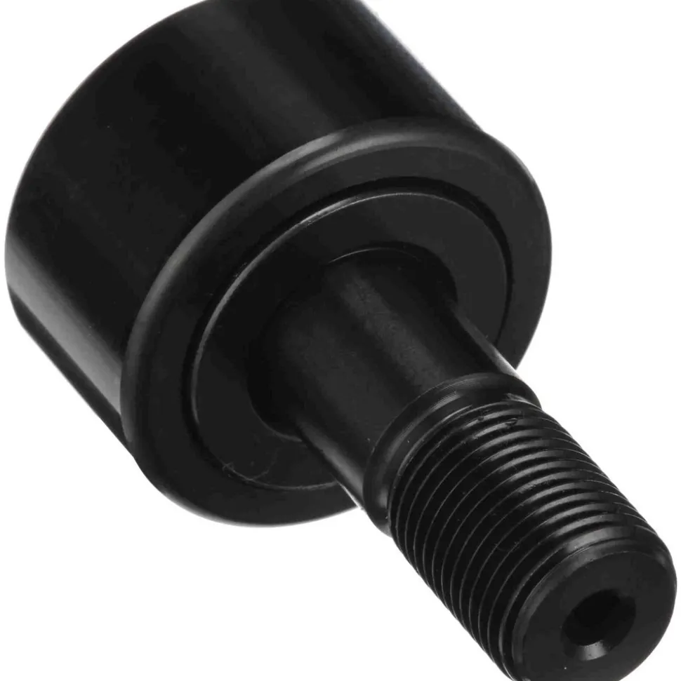 Plain Cam Follower: 1.5" Roller Dia, 0.875" Roller Width, 0.625" Stud Dia, 1-1/2" Stud Length