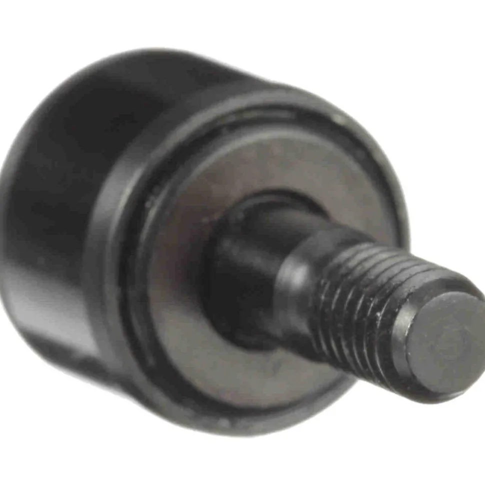 Plain Cam Follower: 0.5" Roller Dia, 0.344" Roller Width, 0.19" Stud Dia, 1/2" Stud Length