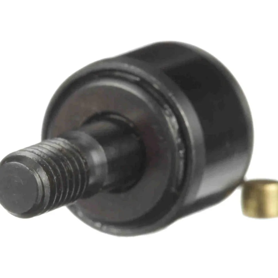Plain Cam Follower: 0.5" Roller Dia, 0.344" Roller Width, 0.19" Stud Dia, 1/2" Stud Length