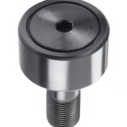 Plain Cam Follower: 0.75" Roller Dia, 0.5" Roller Width, 0.4375" Stud Dia, 7/8" Stud Length