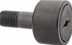 Plain Cam Follower: 0.75" Roller Width, 0.5" Stud Dia, 1-1/4" Stud Length