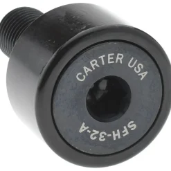 Plain Cam Follower: 0.625" Roller Width, 0.4375" Stud Dia, 1" Stud Length