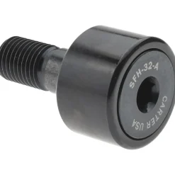 Plain Cam Follower: 0.625" Roller Width, 0.4375" Stud Dia, 1" Stud Length