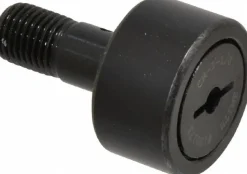 Plain Cam Follower: 0.625" Roller Width, 0.4375" Stud Dia, 1" Stud Length