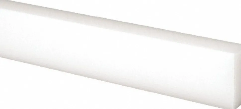 Plastic Bar: Acetal, 1/2" Thick, 48" Long, Natural Color