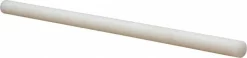 Plastic Rod: Fiberglass, 1/2" Dia, 120" Long, White, Opaque