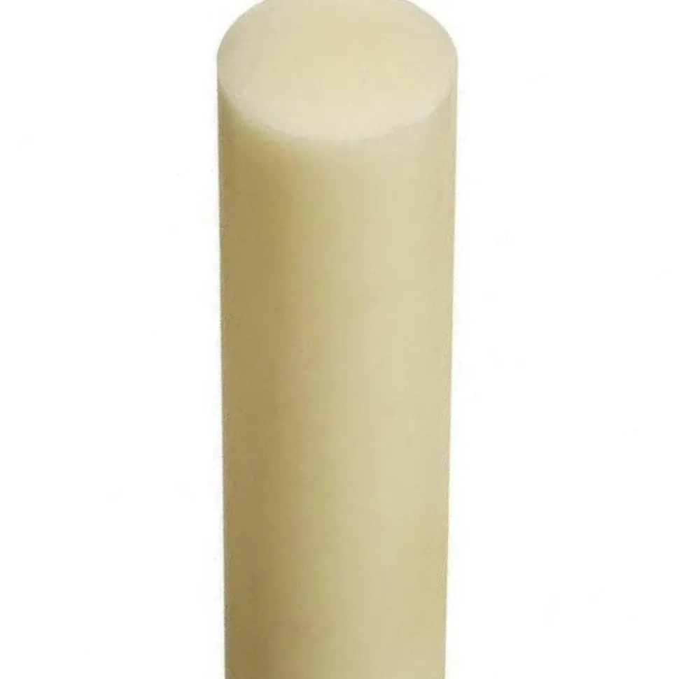 Plastic Rod: Nylon 6/6, 1" Dia, 36" Long, Off-White