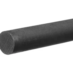 Plastic Rod: POM, 1/2" Dia, 48" Long, Black