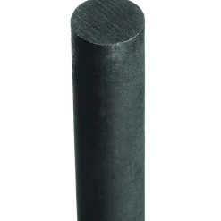 Plastic Rod: POM, 1/2" Dia, 48" Long, Black