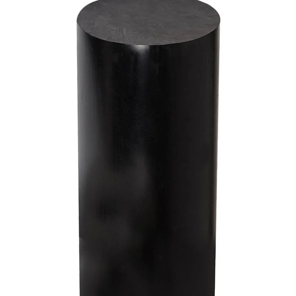 Plastic Rod: POM, 1" Dia, 48" Long, Black, Opaque