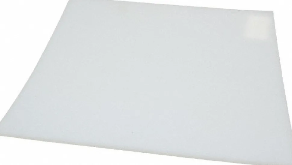 Plastic Sheet: UHMWPE, 1/8" Thick x 12" Wide x 1' Long, White