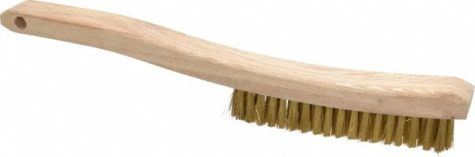 Plater Brush: 4 Row, 18 Column, Brass