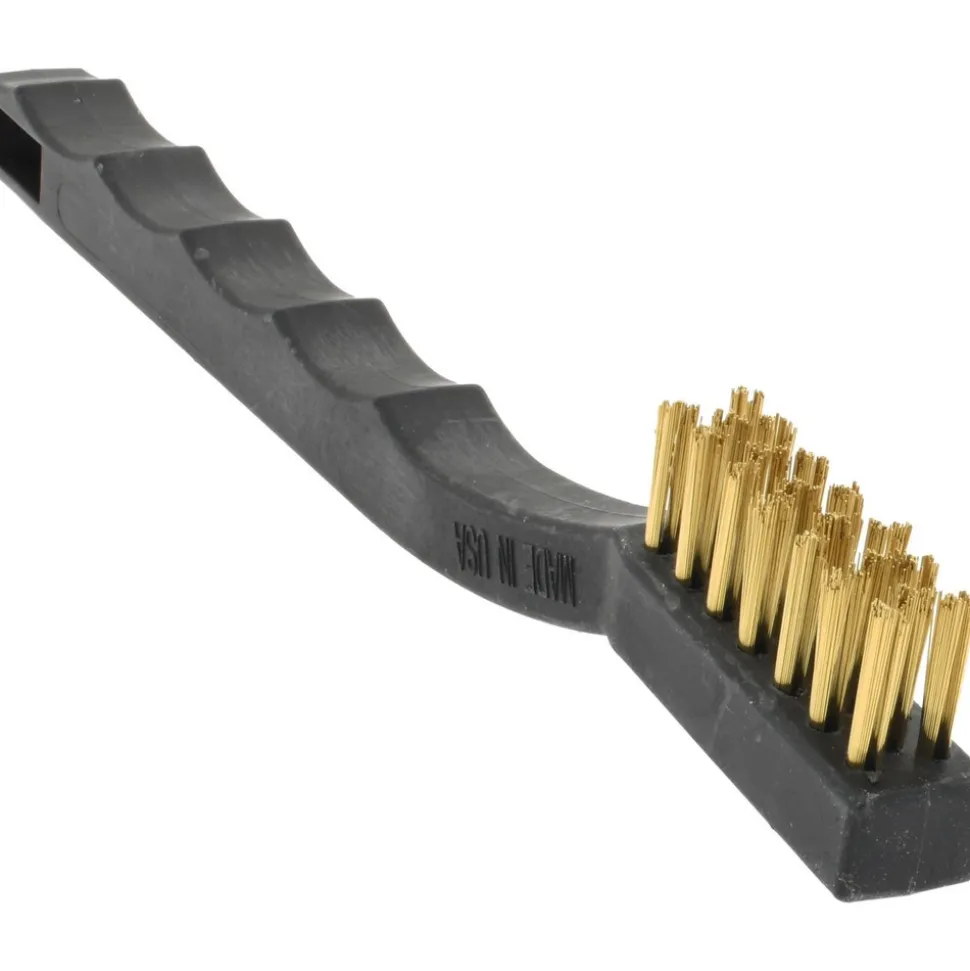 Plater Brush: 3 Row, 7 Column, Brass