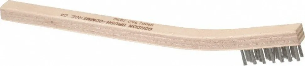 Plater Brush: 3 Row, 7 Column, Stainless Steel