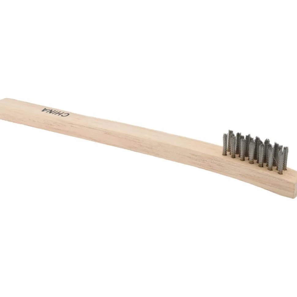 Plater Brush: 3 Row, 7 Column, Stainless Steel