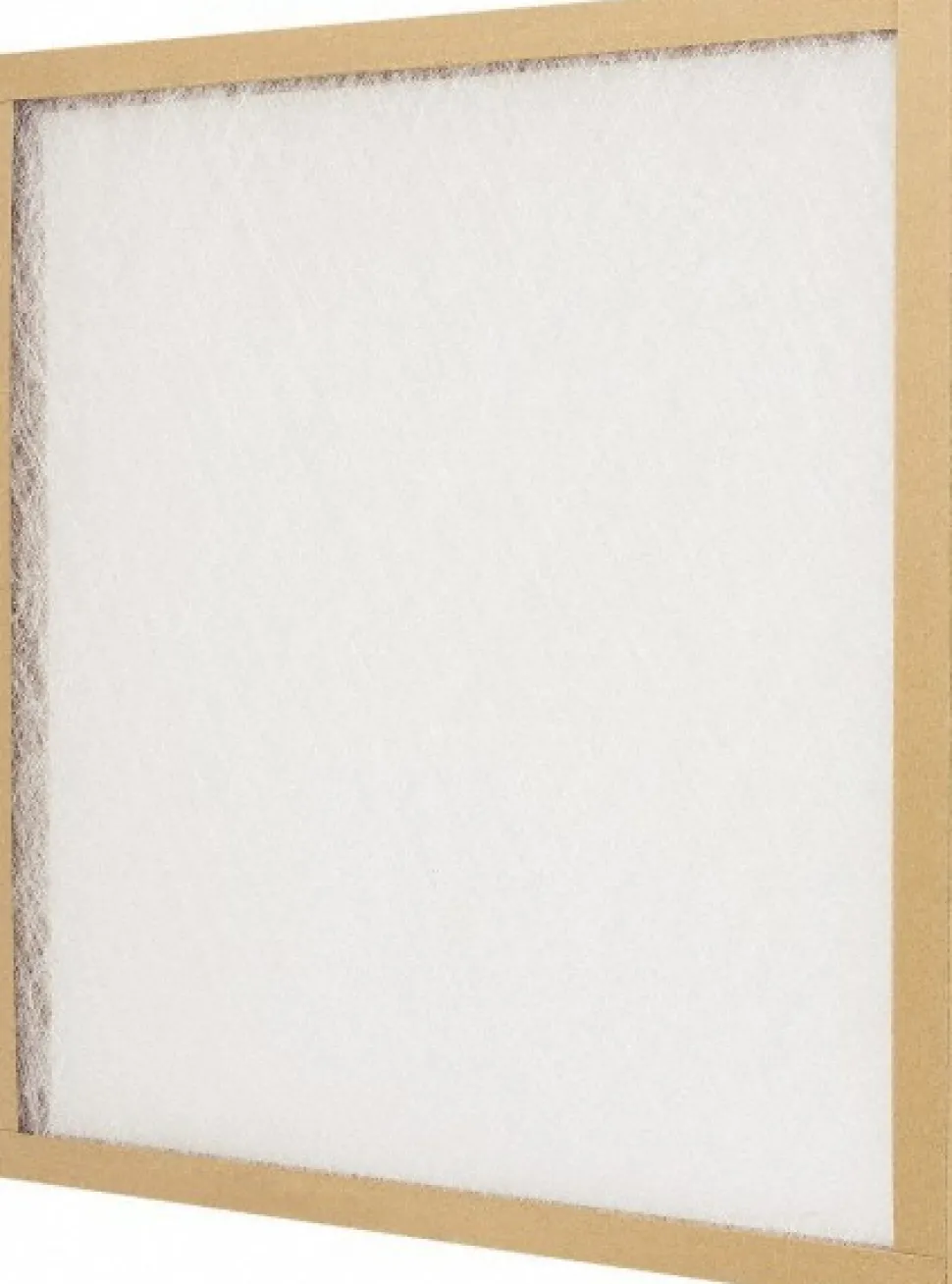 Pleated Air Filter: Panel, MERV 4, Fiberglass, 20% Efficient, 16" High, 25" Wide, 1" Deep
